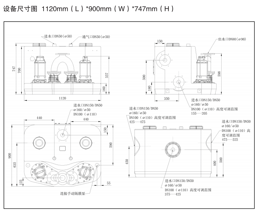 外置式污水提升器插图2 外置式污水提升器插图2